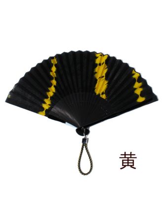＜白竹堂＞ 京扇子/一点絞り 黄 【三越・伊勢丹/公式】
