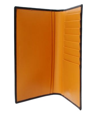 ＜ホワイトハウスコックス/WhitehouseCox＞ 長札入れ(S2381・IND) ブラウン（外側ブラック） 【三越・伊勢丹/公式】