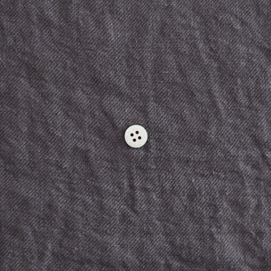 ＜CHECK＆STRIPE＞ ショップコート リネンツイル リネンツイル/A５ ラベンダーグレー 【三越・伊勢丹/公式】