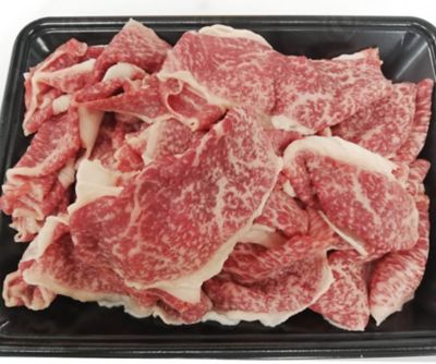 <モリタ屋>【３月分　京都／地下１階　店頭お受取りカウンター】＜モリタ屋＞国産黒毛和牛ブリスケ（前バラ肉）切落し　５００ｇ