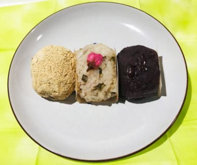 <仙太郎> 【３月１７日（火）～３月２３日（月）　京都／地下１階　店頭お受取りカウンター】＜仙太郎＞おはぎ３個入（粒あん、きなこ、桜　各１個）