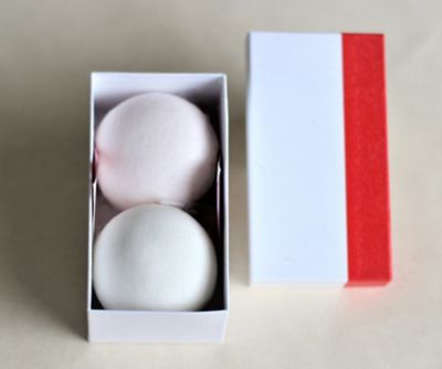 <老松> 【京都／地下１階　店頭お受取りカウンター】＜老松＞紅白薯蕷　２個入