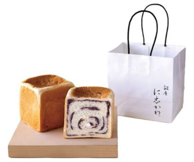 <銀座に志かわ>【４月２４日（金）午後１時～午後８時　京都／地下１階　店頭お受取りカウンター】＜銀座に志かわ＞とろ甘朱鞠あんと熟成クリームチーズ食パン