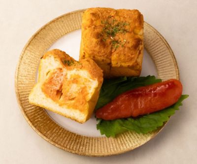 <銀座に志かわ>【８月２４日（月）午後１時～午後８時　京都／地下１階　店頭お受取りカウンター】＜銀座に志かわ＞博多明太バター食パン