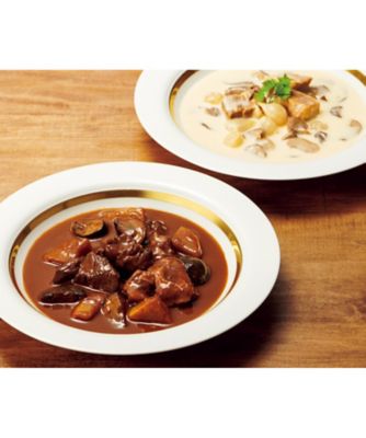 <${item.brandName}> 【Ａ１８８２１３】〈帝国ホテル〉十勝牛のビーフシチューと仔牛肉のクリームシチュー