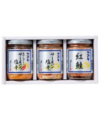 <${item.brandName}> 【Ｘ７２９５１３】〈新潟市／三幸〉北海の華海鮮珍味３本詰合せ