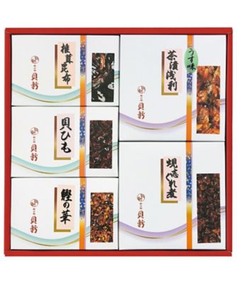 <${item.brandName}> 【Ｂ７５６２３３】〈総本家新之助貝新〉　志ぐれ煮詰合せ　