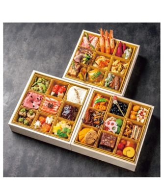 <${item.brandName}> Ｍ１１．テアトロ　ディ　マッサ×果皮と餡×＆ＰＡＮ　ＭＡＲＫＥＴ　ａｎｄ　ＢＡＫＥＲＹ　３店舗コラボおせち〈３段重〉