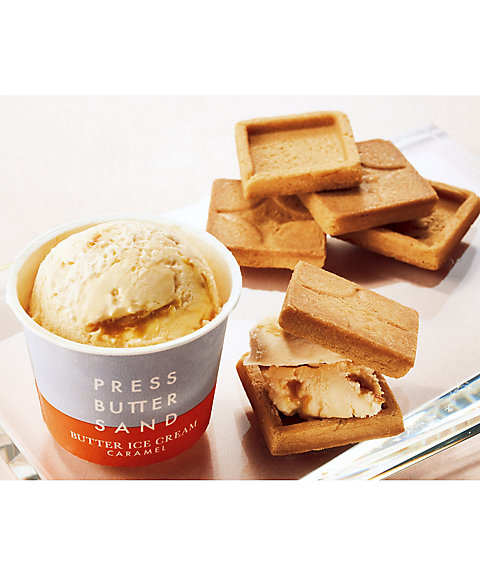 <${item.brandName}> 【Ｄ０４２２７３】〈プレスバターサンド〉バターアイスクリーム（キャラメル）・クッキーセット