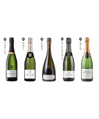 <${item.brandName}>０１４．フランス周遊　銘醸地域別クレマン飲みくらべ５本セット