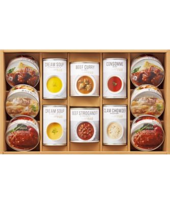 <${item.brandName}> 〈ミツコシイセタン　ザ・フード〉洋食缶詰詰合せ　※送料無料【Ｂ０１６６５３】
