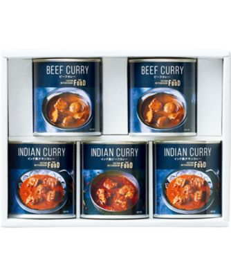 <${item.brandName}> 〈ミツコシイセタン　ザ・フード〉プレミアムカレー缶詰詰合せ　※送料無料【Ｂ０１６８２３】