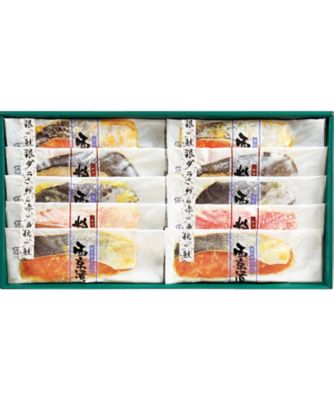 <${item.brandName}> 〈魚勢〉吟醸粕・西京味噌漬魚詰合せ　※送料無料【Ｙ０３６０９３】