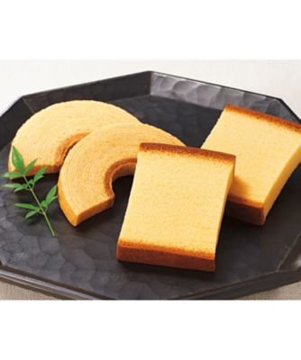 <${item.brandName}> 〈烏鶏庵（うけいあん）〉烏骨鶏（うこっけい）かすていら・バームクーヘン詰合せ　※送料無料【Ｂ０３８５６３】