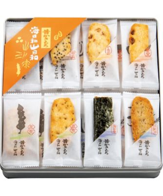 <${item.brandName}> 〈王様堂本店〉昔かきもち「海日和山日和」　※送料無料【Ｂ０３９３７３】