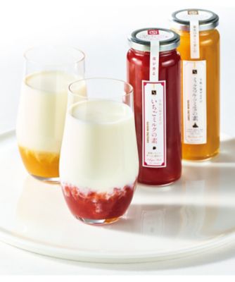 <${item.brandName}> 〈セゾンファクトリー〉いちごミルク・ミックスフルーツミルクの素詰合せ　※送料無料【Ｂ０５０１４３】