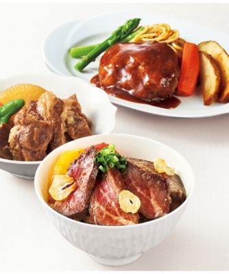<${item.brandName}> 〈松尾牧場〉牛角煮・ステーキ丼・ハンバーグ詰合せ　※送料無料【Ｙ０５０４４３】