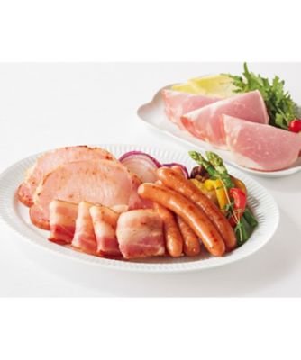 <${item.brandName}> 〈薩摩麹いも豚〉鹿児島県産豚肉ハム詰合せ　※送料無料【Ｙ０５０４５３】