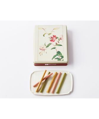 <${item.brandName}> 国立工芸館　限定ギフト〈本高砂屋〉非水百花譜（ひすいひゃっかふ）　かのこゆり　バトンショコラセレクション　※送料無料【Ｂ０５１２４３】