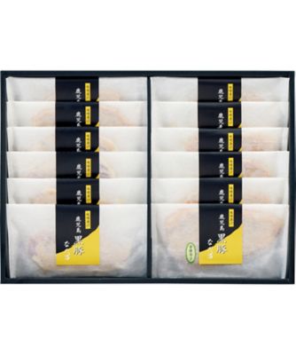 <${item.brandName}> 〈日本料理なだ万〉鹿児島黒豚味噌漬　２種の味（プレーン・青唐辛子）【Ｘ１８３９２３】
