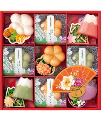 <${item.brandName}> 〈京洛　辻が花〉京のお茶漬とお吸物　迎春最中詰合せ　※送料無料【Ｂ０１４１９３】