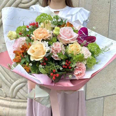 <チュートム　サトウハナミセ>＜チュートム　サトウハナミセ＞生花花束　フレッシュブーケ