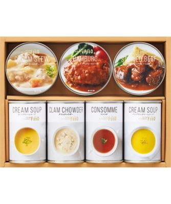 <${item.brandName}> 〈ミツコシイセタン　ザ・フード〉洋食缶詰詰合せ　※送料無料【Ｂ０１６６４３】