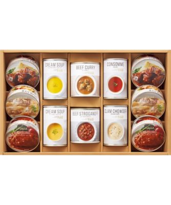 <${item.brandName}> 〈ミツコシイセタン　ザ・フード〉洋食缶詰詰合せ　※送料無料【Ｂ０１６６５３】
