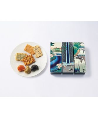 <${item.brandName}> 東京国立博物館　限定ギフト〈赤坂柿山〉名所江戸百景　赤坂あわせ　水簾　※送料無料【Ｂ０５１０６３】