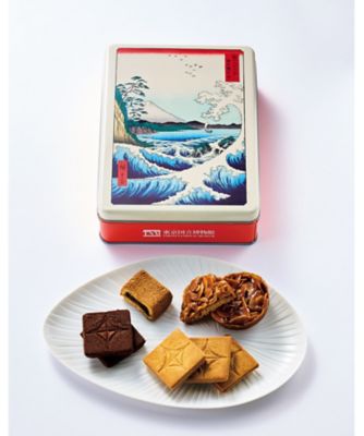 <${item.brandName}> 東京国立博物館　限定ギフト〈プレスバターサンド〉冨士三十六景　駿河薩タ之海上　ギフトセレクション美術館パッケージ※送料無料【Ｕ０５１０７３】
