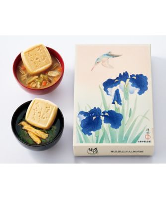<${item.brandName}> 東京国立近代美術館　限定ギフト〈久右衛門〉川蝉（かわせみ）とかきつばた　本格和風だし　最中お吸物・お味噌汁詰合　※送料無料【Ｂ０５１２２３】