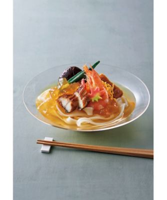 <${item.brandName}> 〈京料理　美濃吉〉冷やしうどんのすき出汁ジュレ掛け【Ｘ１０４２１３】