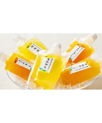 <${item.brandName}> 〈田那部青果〉旬のちゅうちゅうゼリー５種詰合せ《愛媛》【Ｔ１９４２２３】