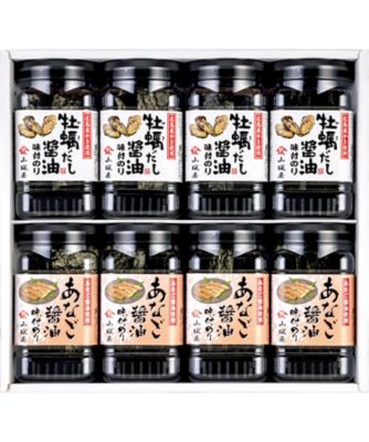 <${item.brandName}> 〈山城屋〉牡蠣だし醤油・あなご醤油味付のり詰合せ【Ａ２９５５１３】