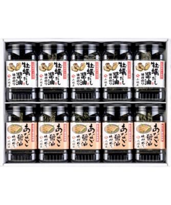 <${item.brandName}> 〈山城屋〉牡蠣だし醤油・あなご醤油味付のり詰合せ【Ａ２９５５２３】