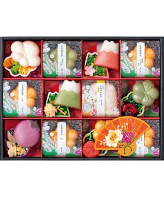 <${item.brandName}> 〈京洛　辻が花〉京のお茶漬とお吸物　迎春最中詰合せ　※送料無料【Ｂ０１４２８３】