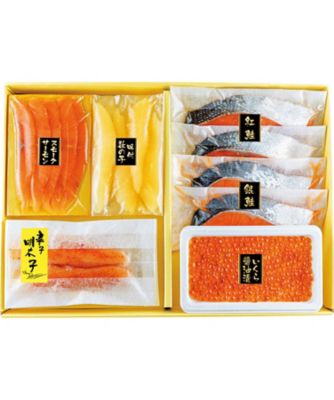 <${item.brandName}> 〈幸乃家〉鮭と魚卵の詰合せ　※送料無料【Ｙ０４４５０３】