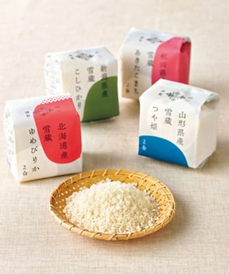 <${item.brandName}> 銘柄米食べくらべ　田心（２合×４品種）日本を代表する銘柄米を食べくらべ【Ｔ２８４８７３】