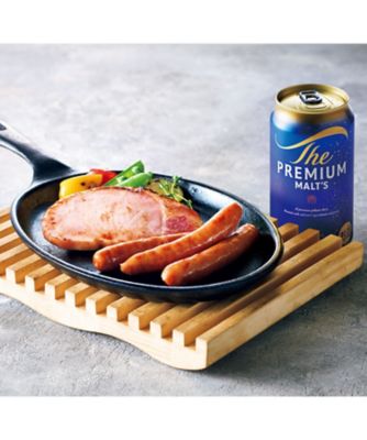 <${item.brandName}> 〈サントリー〉ザ・プレミアム・モルツ×〈伊藤ハム〉薩摩麹いも豚　ハム・ウインナー詰合せ　※送料無料【Ｙ２９５１５３】