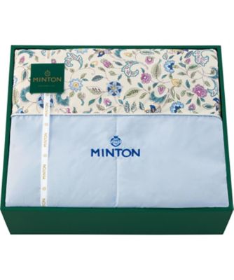 <${item.brandName}> 〈ミントン〉シルク混肌掛けふとん（ブルー）【６１１３３３】