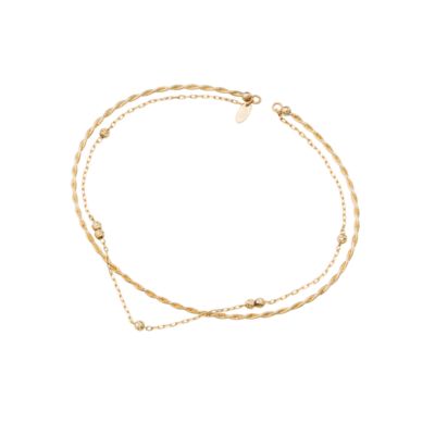 ＜festaria bijou SOPHIA (Women)＞Ｋ１０ＹＧ　　ブレスレット