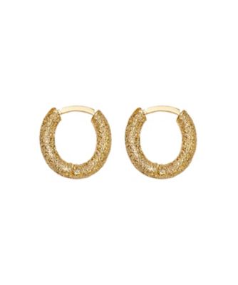 ＜H.P.FRANCE BIJOUX (Women)＞キャロリーナ・ブッチ　オーバルハギー　ピアス　１０１８９０１－８８８００５０－０００１