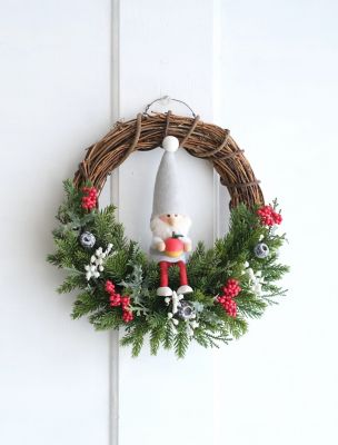 7.クリスマスハーフリース ノルディカクリスマスリース2025 ハーフリース サイレント