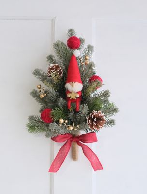 ＜Nordika nisse＞ノルディカクリスマスリース２０２５　ツリー型レッド
