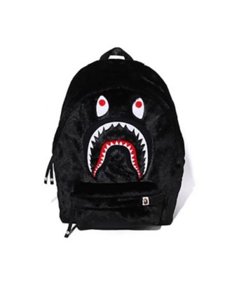 ＜A BATHING APE(R)・BAPE(R) (Men)＞バッグ　ＳＨＡＲＫ　ＦＵＲ　ＤＡＹＰＡＣＫ　００１ＢＡＫ８０１００１Ｍ