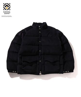 ＜A BATHING APE(R)・BAPE(R) (Men)＞ブルゾン　ＣＯＲＤＵＲＯＹ　ＣＬＡＳＳＩＣ　ＤＯＷＮ　ＪＡＣＫＥＴ　００１ＤＮＫ７０１００１Ｍ