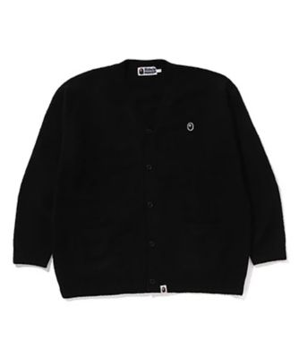 ＜A BATHING APE(R)・BAPE(R) (Men)＞カーディガン　ＯＮＥ　ＰＯＩＮＴ　ＨＡＩＲＬＹ　ＹＡＲＮ　ＣＡＲＤＩＧＡＮ　００１ＫＮＫ８０１００４Ｍ