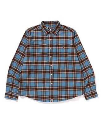 シャツ ONE POINT FLANNEL CHECK RELAXED
