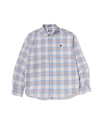 シャツ ONE POINT OMBRE CHECK LIGHT