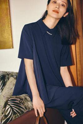＜IVY I′M NAVY＞ＦＬＡＲＥ　ＰＯＬＯ　ＳＨＩＲＴ